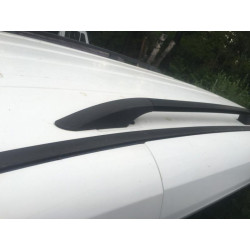 Купити Рейлінги Чорні Максі, Чавунні ніжки для Opel Combo 2012-2018 рр