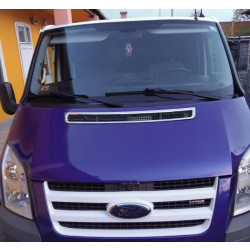 Купити Хром накладка на капот (нерж) для Ford Transit 2000-2014 рр