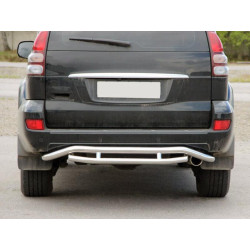 Купити Задній захист AK008-1 для Toyota Land Cruiser Prado 120