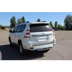 Купити Задня дуга AK002-2v1 (нерж) для Toyota Land Cruiser Prado 150