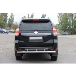 Купити Задня дуга AK002-2v2 (нерж) для Toyota Land Cruiser Prado 150