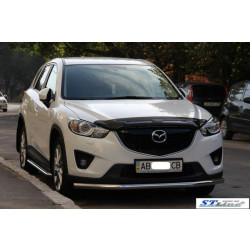 Купити Передній захист ST008 (нерж) для Mazda CX-3 2015- рр
