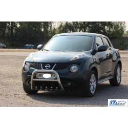 Купити Кенгурятник QT012 (нерж) для Nissan Juke 2010-2019 рр