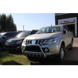 Купити Кенгурятник WT003 (нерж) для Mitsubishi L200 2015-2024 рр