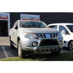 Купити Кенгурятник WT003 (нерж) для Mitsubishi L200 2015-2024 рр