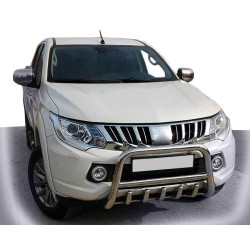 Купити Кенгурятник WT003 (нерж) для Mitsubishi L200 2015-2024 рр