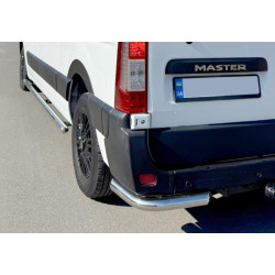 Купити Задні куточки AK003 (2 шт., нерж) для Nissan NV400 2010-2024 рр