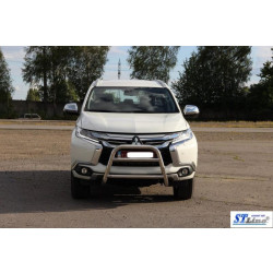 Купити Кенгурятник WT022 (нерж) для Mitsubishi Pajero Sport 2015- рр