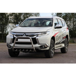 Купити Кенгурятник WT008 (нерж) для Mitsubishi Pajero Sport 2015- рр