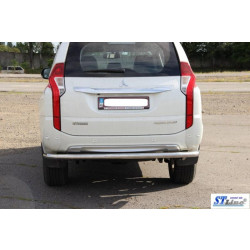 Купити Задній захист AK005 (нерж) для Mitsubishi Pajero Sport 2015- рр