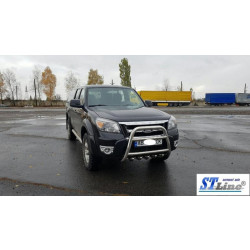Купити Кенгурятник QT008 (нерж) для Ford Ranger 2007-2011 рр