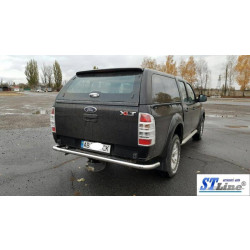 Купити Задній захист AK005 (2 шт., нерж.) для Ford Ranger 2007-2011 рр