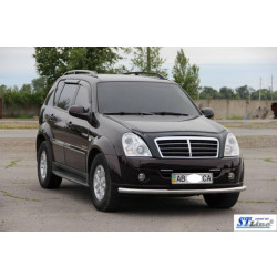 Купити Передній захист ST008 (нерж) для SsangYong Rexton I 2001-2017 рр
