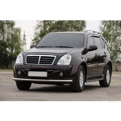 Купити Передній захист ST008 (нерж) для SsangYong Rexton I 2001-2017 рр
