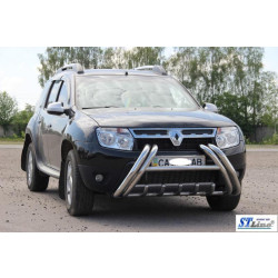 Купить Кенгурятник WT01 (нерж) для Renault Duster 2008-2017 гг