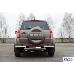 Купить Задняя защита AK003-2 (нерж) для Suzuki Grand Vitara 2005-2017 гг