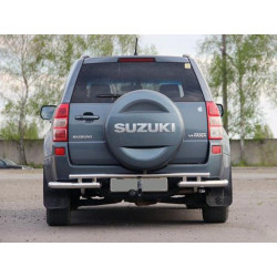 Купити Задній захист AK005-3 (нерж) для Suzuki Grand Vitara 2005-2017 рр