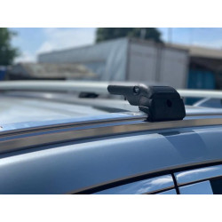 Купити Багажник (поперечини) на інтегровані рейлінги Wingbar V2 (2 шт) Чорний для Volkswagen Touareg 2018- рр