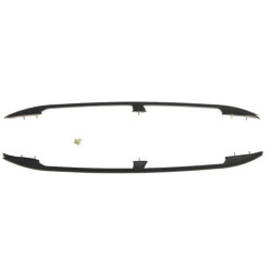 Купити Рейлінги Чорні Максі база, пластикові ніжки для Fiat Doblo I 2005-2010 рр