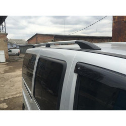 Купити Рейлінги Хром (пласт. ніжки) Максі база, металеві ніжки для Fiat Doblo I 2005-2010 рр