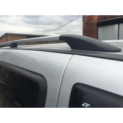 Купити Рейлінги Хром (пласт. ніжки) Максі база, металеві ніжки для Fiat Doblo I 2005-2010 рр