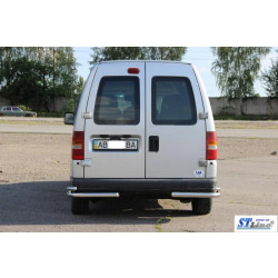 Купити Задні подвійні куточки AK003-подвійний (нерж) для Fiat Scudo 1996-2007 рр