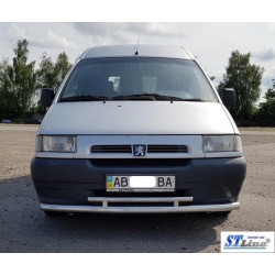 Купити Передній захист ST016 (нерж) 60/42 мм для Fiat Scudo 1996-2007 рр