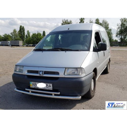 Купити Передній захист ST016 (нерж) 51/42 мм для Fiat Scudo 1996-2007 рр