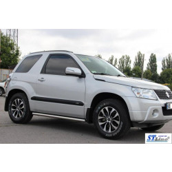 Купити Бічні труби BB001 (2 шт., нерж) 60 мм для Suzuki Grand Vitara 2005-2017 рр