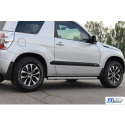 Купити Бічні труби BB001 (2 шт., нерж) 60 мм для Suzuki Grand Vitara 2005-2017 рр