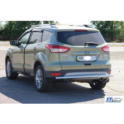 Купити Задня дуга AK002 (нерж) для Ford Kuga/Escape 2013-2019 рр