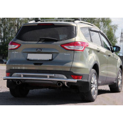 Купити Задня дуга AK002-2 (нерж) для Ford Kuga/Escape 2013-2019 рр