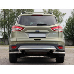 Купити Задня дуга AK002-3 (нерж) для Ford Kuga/Escape 2013-2019 рр