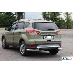 Купити Задня дуга AK002-3 (нерж) для Ford Kuga/Escape 2013-2019 рр