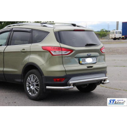 Купити Задня дуга AK002-3 (нерж) для Ford Kuga/Escape 2013-2019 рр