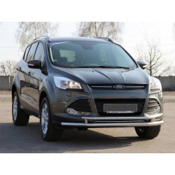 Купити Передній захист ST014 (нерж.) 51/42 мм для Ford Kuga/Escape 2013-2019 рр