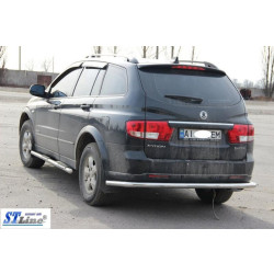 Купити Задня дуга AK005 (нерж) для SsangYong Kyron 2005-2014 рр