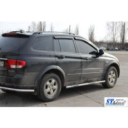 Купити Бічні труби BB002 (2 шт., нерж.) для SsangYong Kyron 2005-2014 рр
