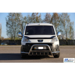 Купити Кенгурятник WT003-Plus (нерж.) 51 мм для Peugeot Partner Tepee 2008-2018 рр
