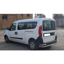 Купити Задня дуга AK005/2-Подвійний (нерж.) для Fiat Doblo II 2010-2022 рр