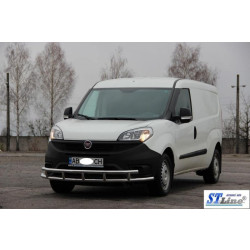 Купити Передній захист ST016-3 (нерж.) 51/51 мм для Fiat Doblo II 2010-2022 рр