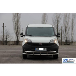 Купити Передній захист ST016-3 (нерж.) 51/51 мм для Fiat Doblo II 2010-2022 рр