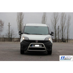 Купить Кенгурятник WT022 (нерж.) 60 мм для Fiat Doblo II 2010-2022 гг