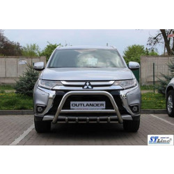 Купить Кенгурятник WT003 (нерж.) для Mitsubishi Outlander 2012-2021 гг