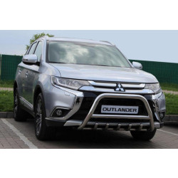 Купить Кенгурятник WT003 (нерж.) для Mitsubishi Outlander 2012-2021 гг