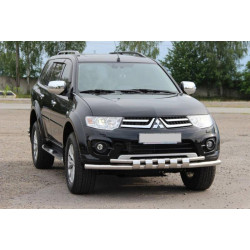 Купить Передняя защита ST015 (нерж.) для Mitsubishi L200 2006-2015 гг
