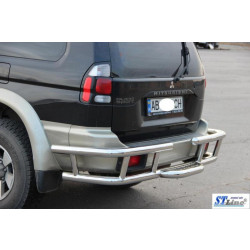 Купить Задняя защита AK-Special (нерж) для Mitsubishi Pajero Sport 1996-2007 гг
