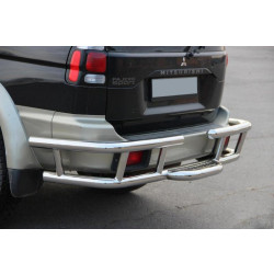 Купить Задняя защита AK-Special (нерж) для Mitsubishi Pajero Sport 1996-2007 гг