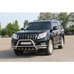 Купить Кенгурятник WT003-2-Plus (нерж) для Toyota Land Cruiser Prado 150