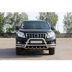 Купить Кенгурятник WT003-2-Plus (нерж) для Toyota Land Cruiser Prado 150